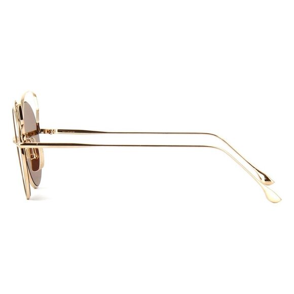 New DITA Believer Brown Round 23008 B Sunglasses Women - Picture 3 of 7